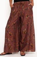 Petal & Pup Larson Floral Print Wide Leg Pants