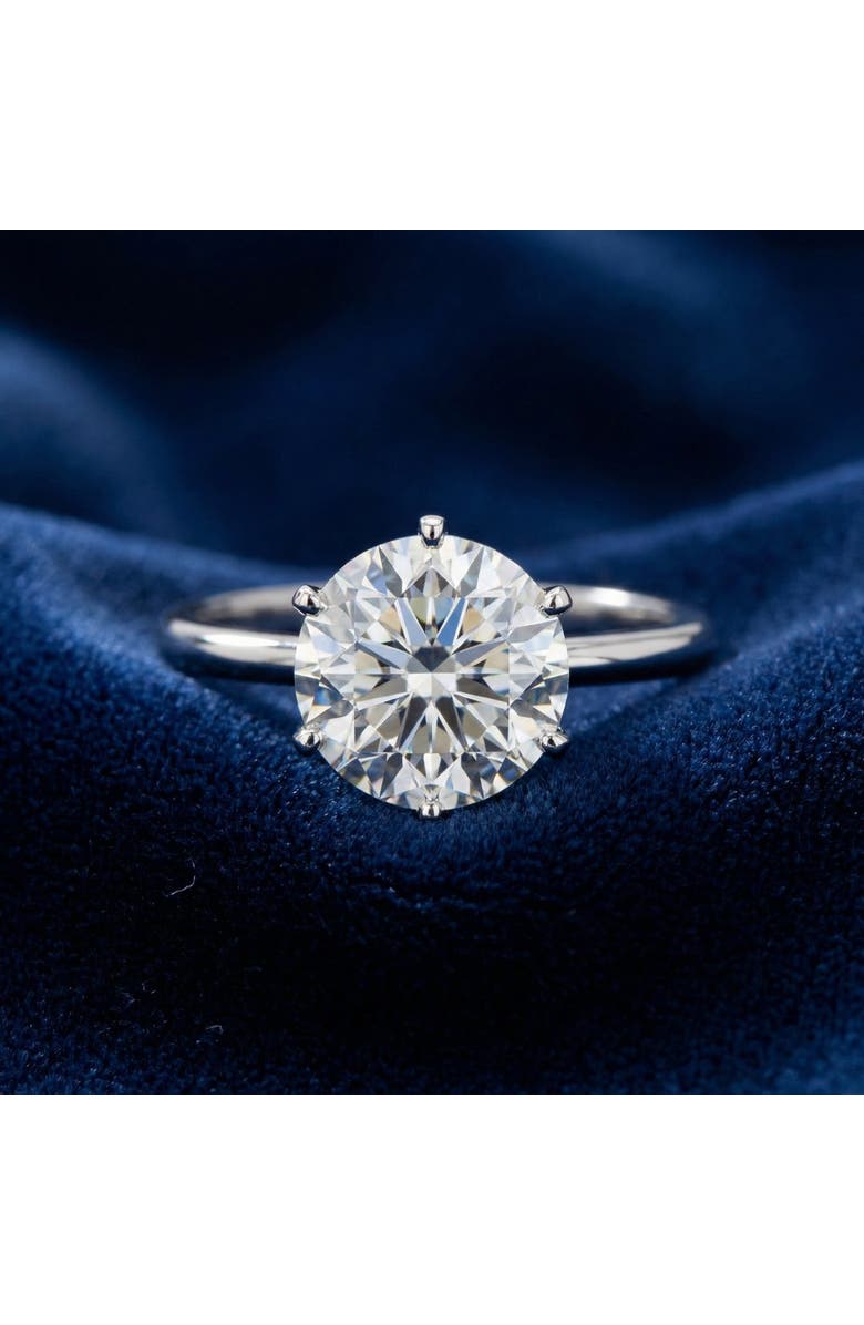 Bliss Diamond Certfied 6Ct Diamond Engagement Ring Solitaire 14k Gold Lab Grown, Alternate, color, 14K White Gold
