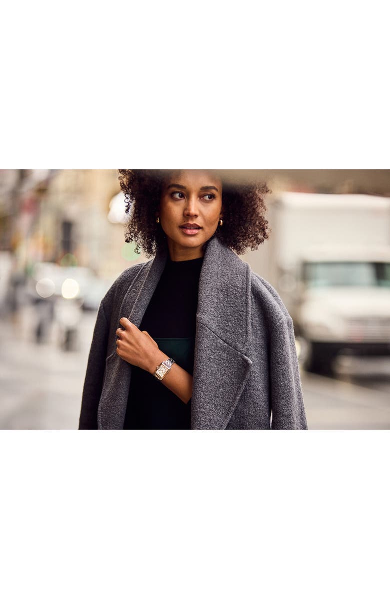 BULOVA Sutton Rectangular Two-Tone Bracelet Watch, 25mm x 37mm, Alternate, color, Two-Tone