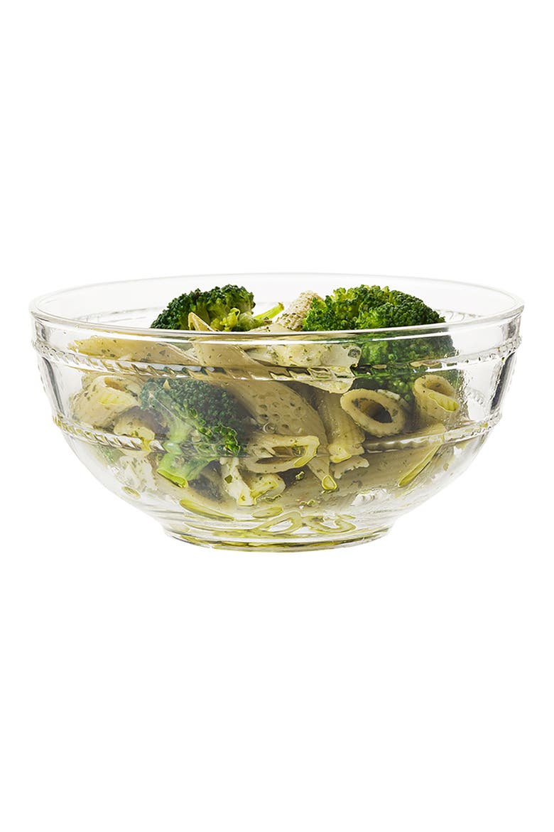 Isabella Berry Acrylic Bowl, Alternate, color, CLEAR