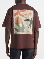 Manière De Voir Thibault Bird Detail Cotton T-Shirt
