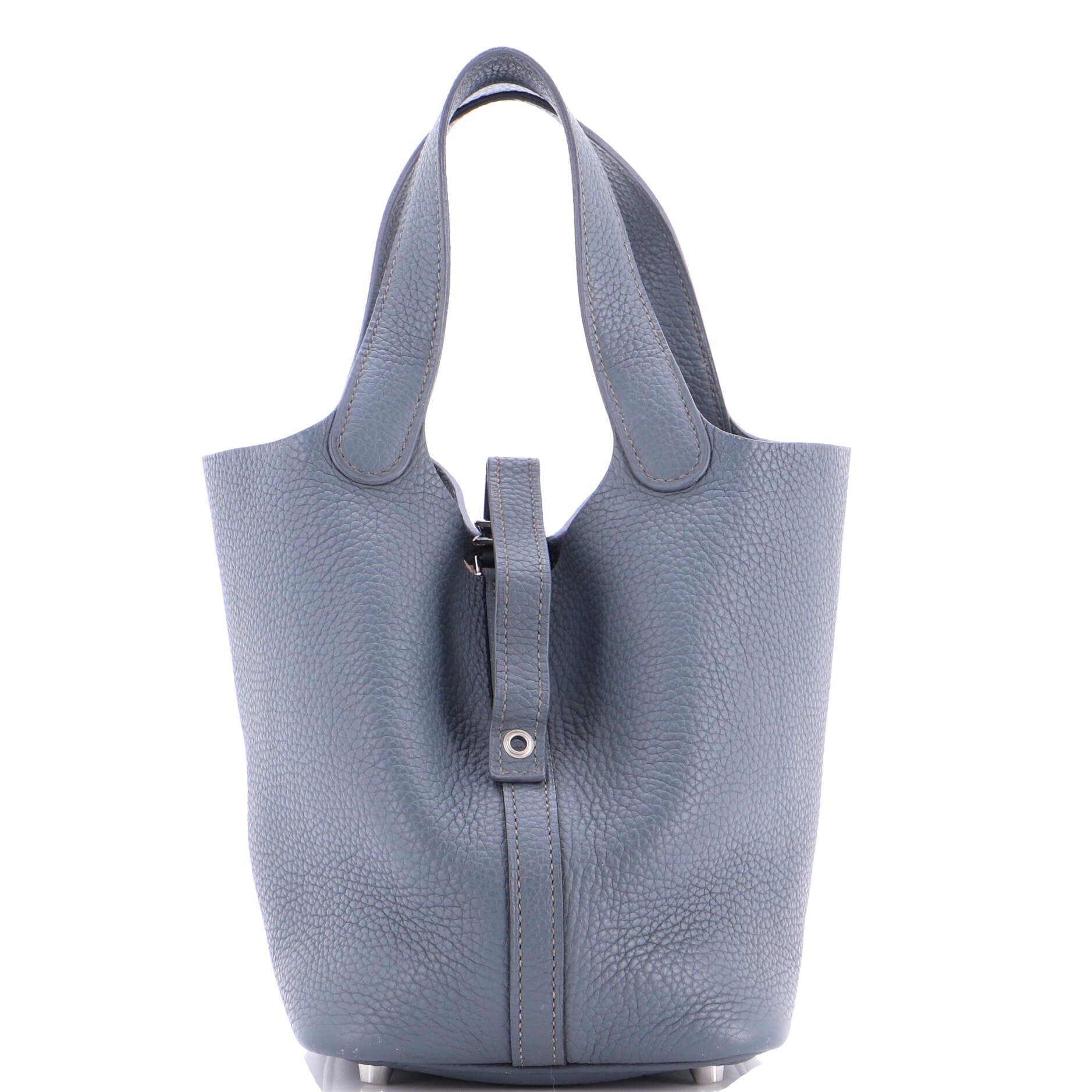 Pre-Owned Hermes Picotin Lock Bag Clemence PM, Main, color, 