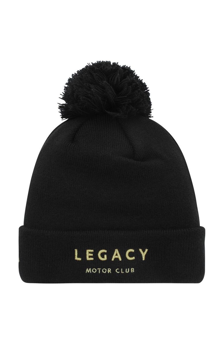 New Era Men's New Era Black Jimmie Johnson Cuffed Knit Hat with Pom, Alternate, color, 