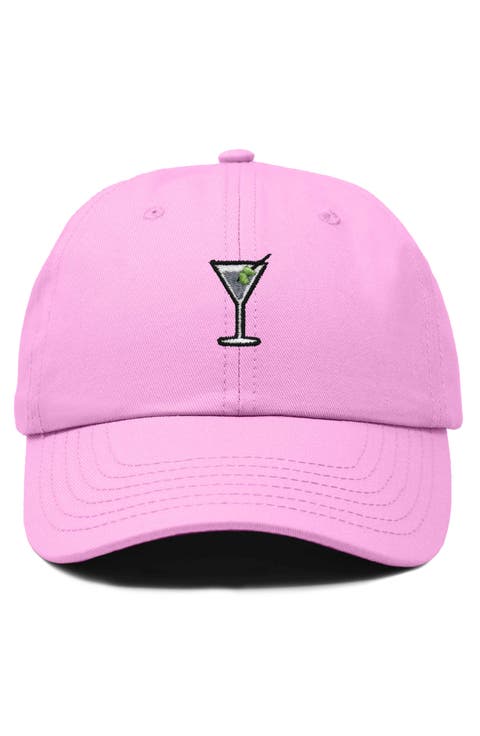 Martini Embroidered Casual Cap