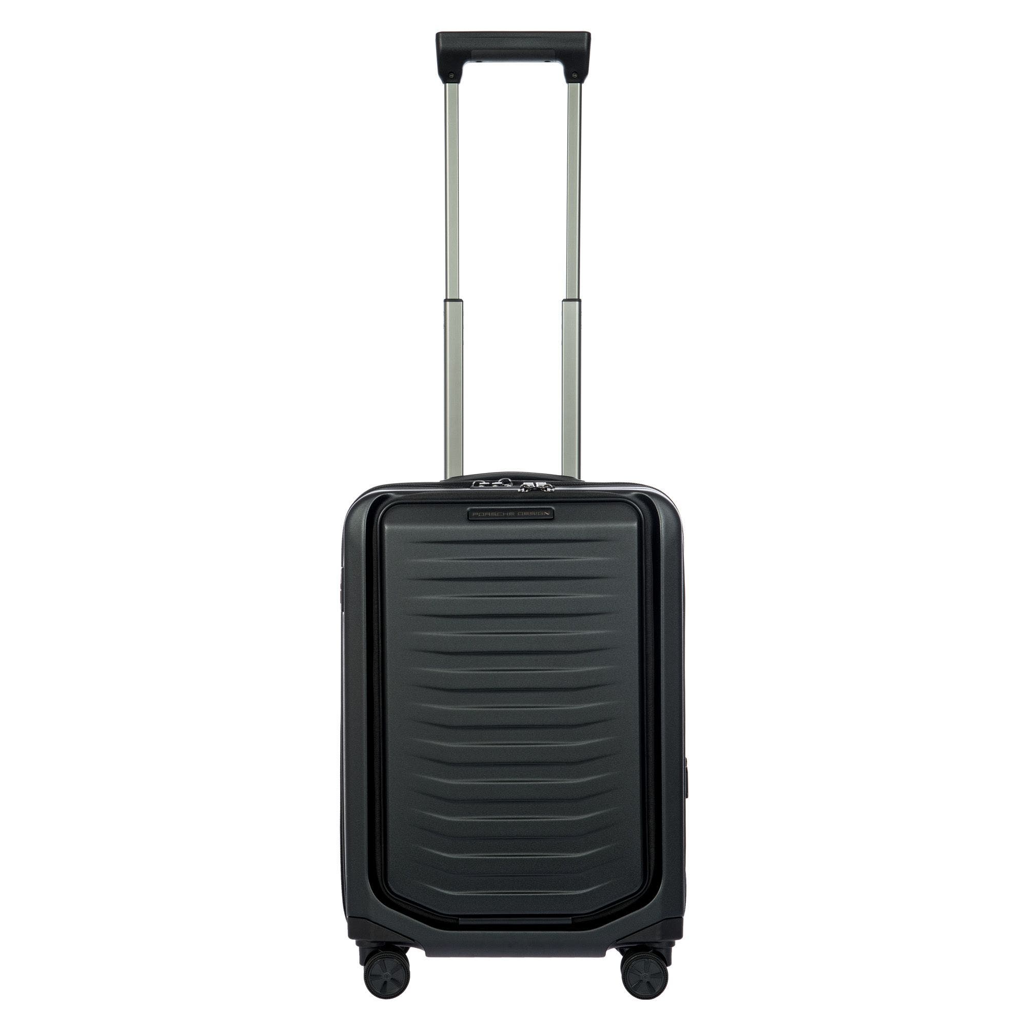 Porsche Design Roadster 21&quot; Carry-on Expandable Spinner, Main, color, Black Matte