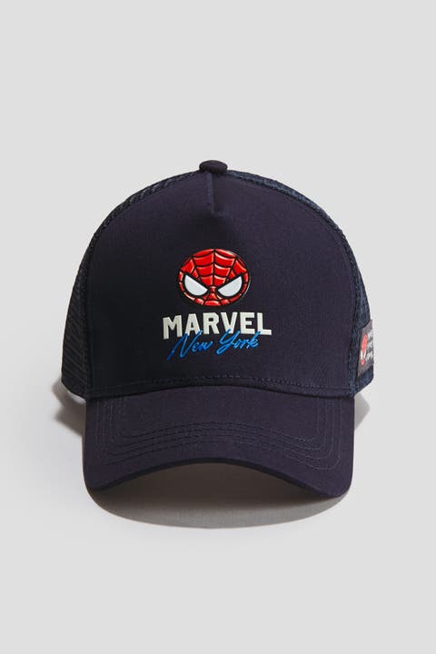 Motif-detail Trucker Cap