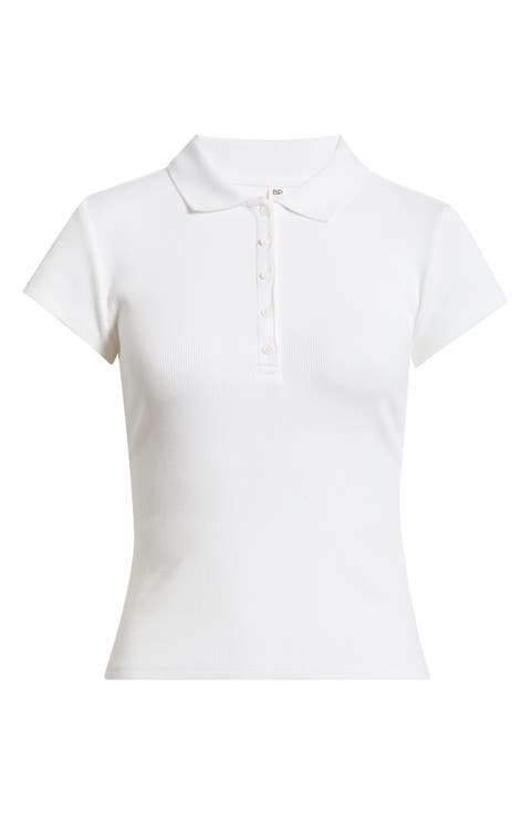 Stretch Cotton Rib Polo
