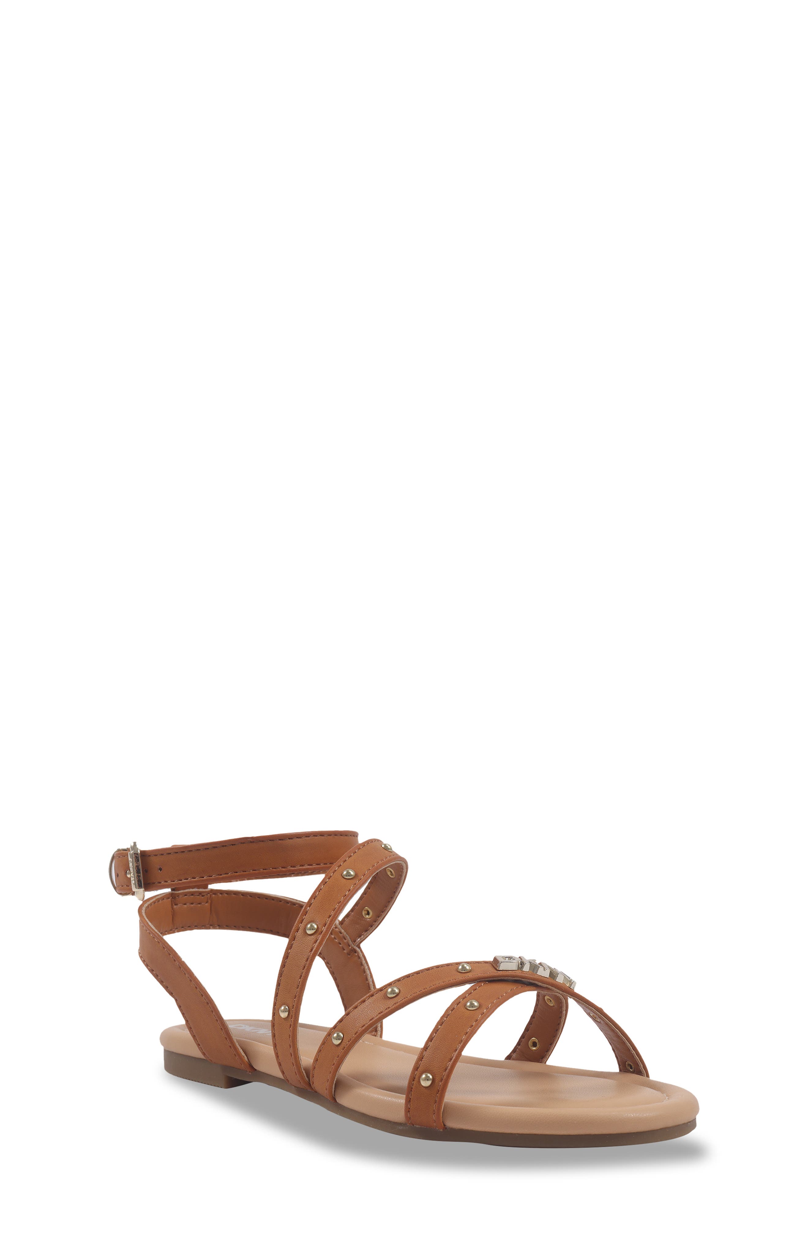 DKNY Cassie Vada Sandal, Main, color, Cognac