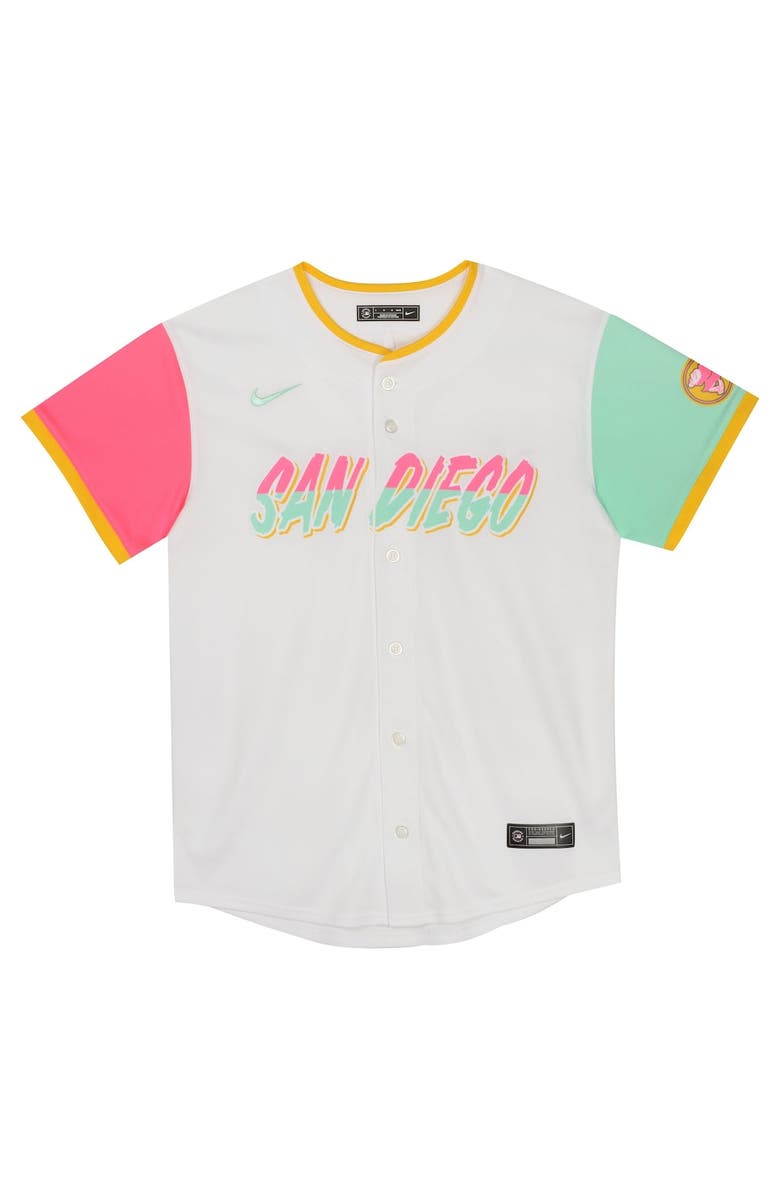 Nike Preschool Nike White San Diego Padres City Connect Jersey, Alternate, color, White