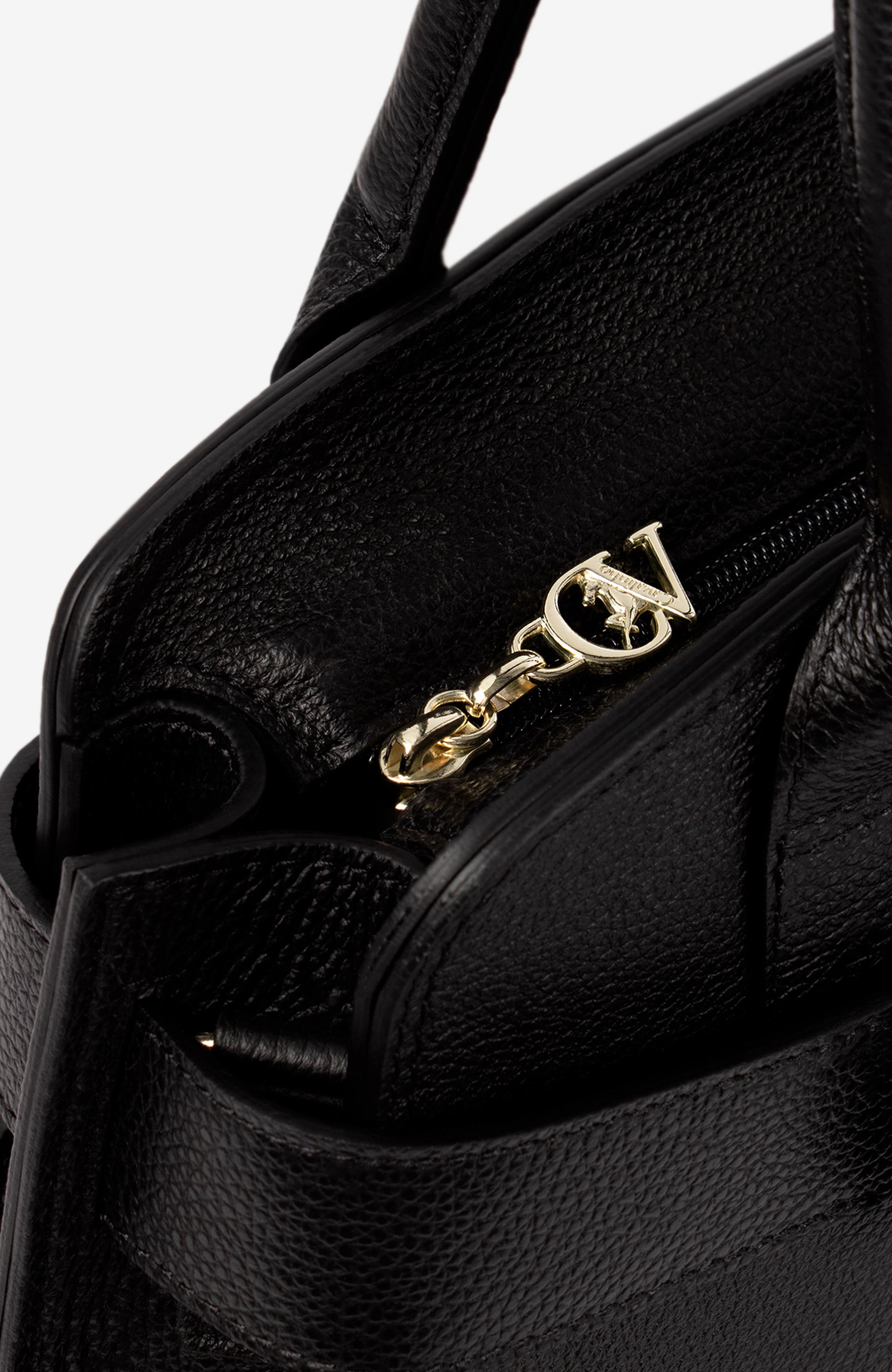 Signature CV By Cavalinho 633 Leather Handbag, Alternate, color, Black
