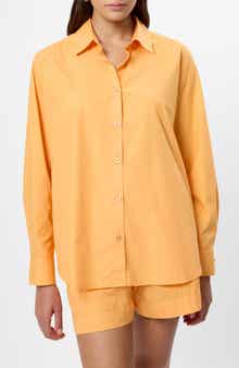 French Connection Rhodes Poplin Button-Up Shirt