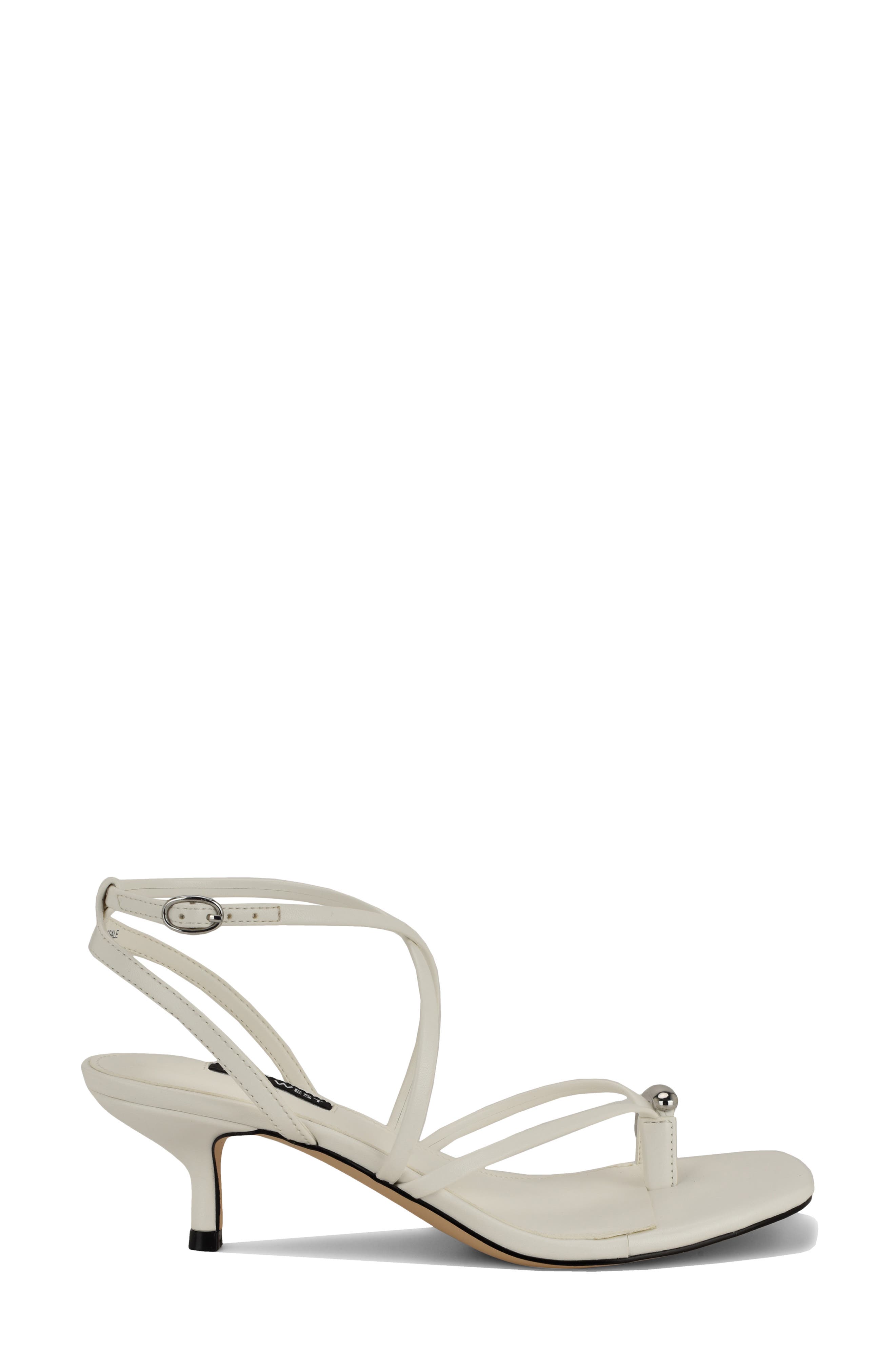 Mays Ankle Strap Sandal, Alternate, color, WHITE