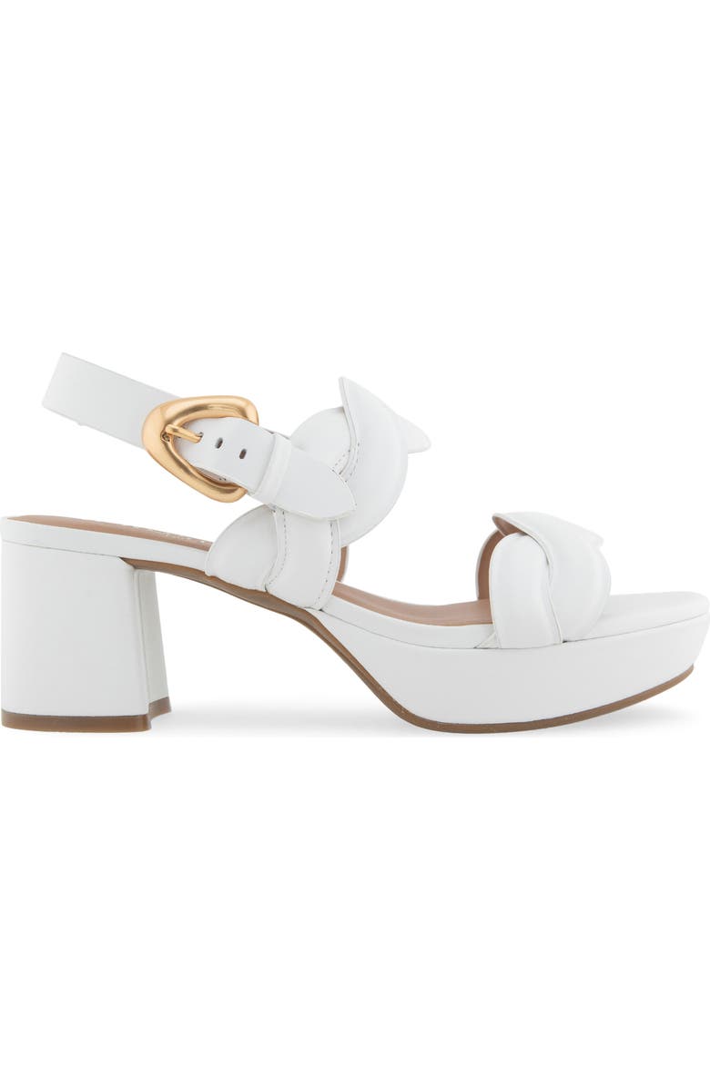 Aerosoles Camea Platform Sandal, Alternate, color, Bright White Leather