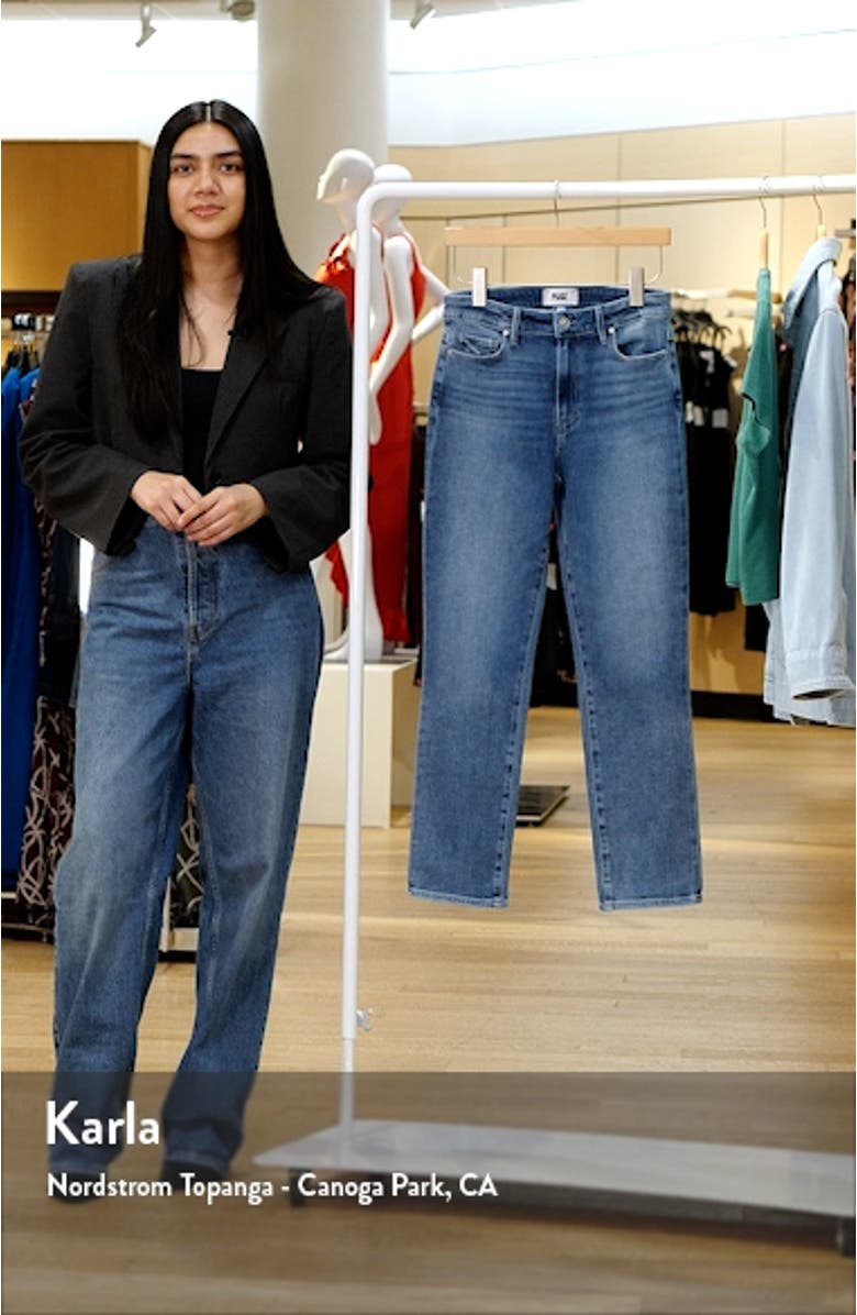 Cindy High Waist Ankle Straight Leg Jeans, sales video thumbnail