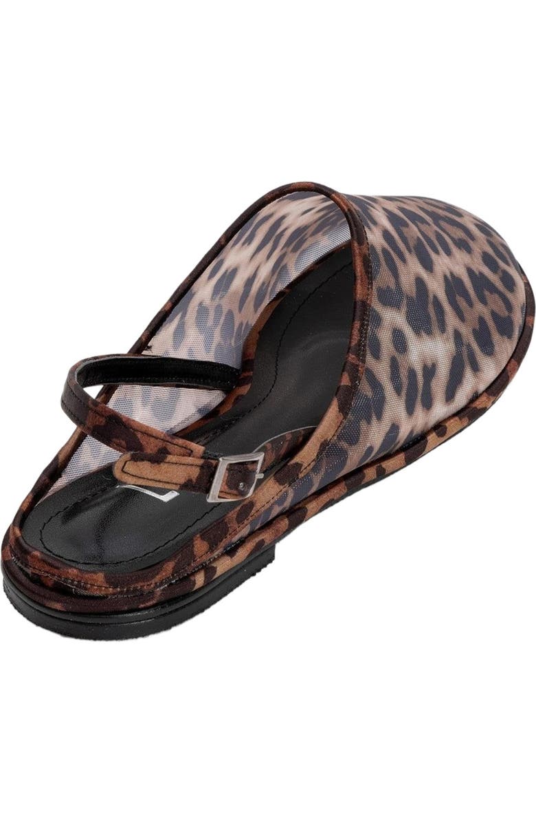 Prologue Shoes Shen Mesh Sandal, Alternate, color, Leopard Faux Leather