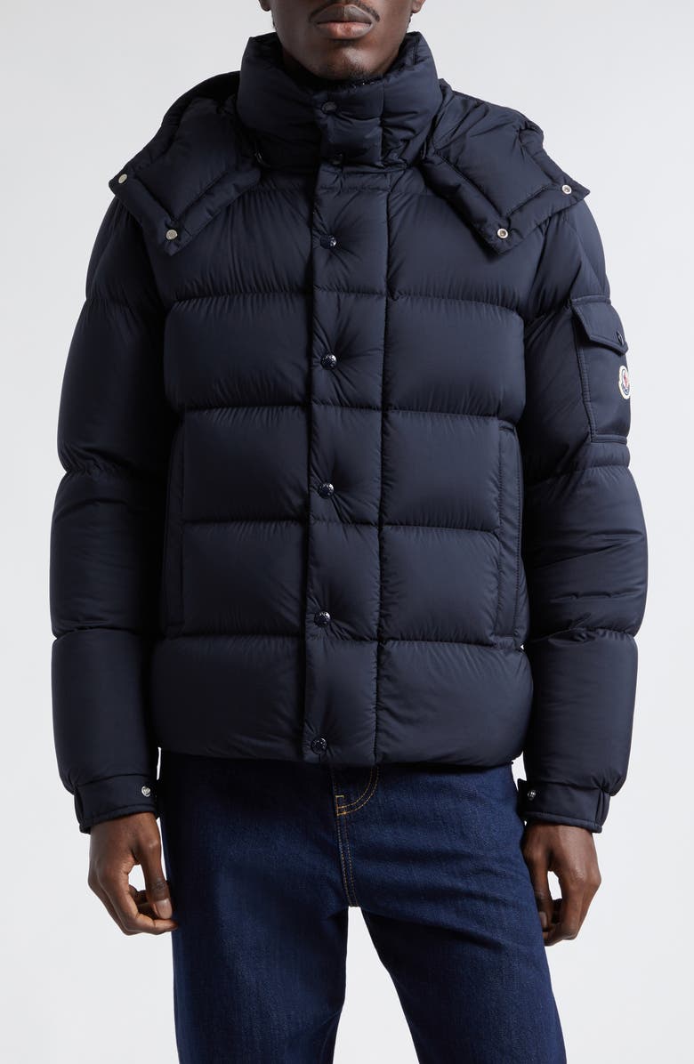 Moncler Vezere Quilted Down Jacket, Main, color, Obsidian Blue