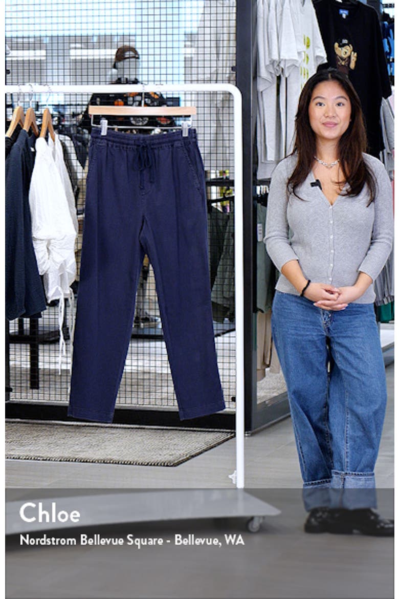 Essential Organic Cotton Blend Drawstring Pants video