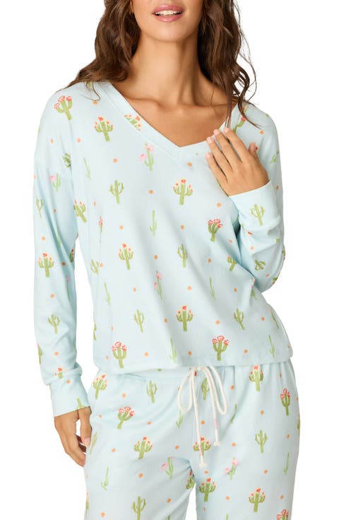 Feelin Prickly Jersey Pajama Top