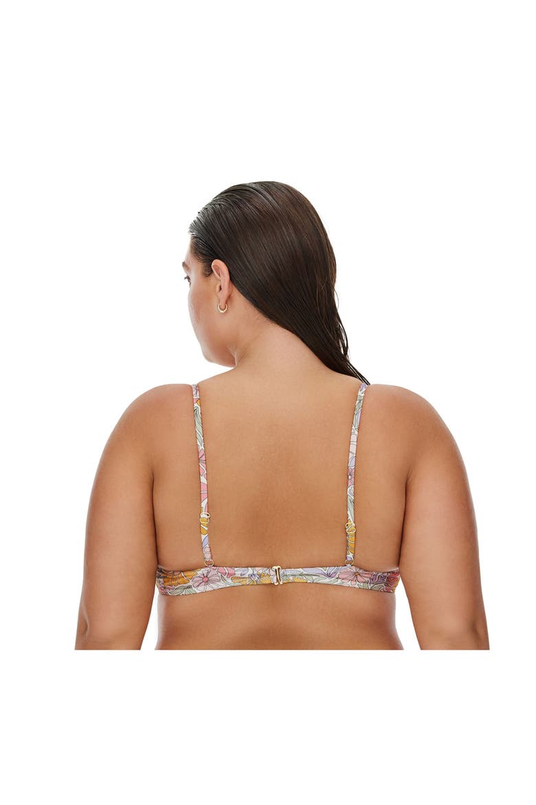 Soft Bloom Underwire Bikini Top, Alternate, color, Multi