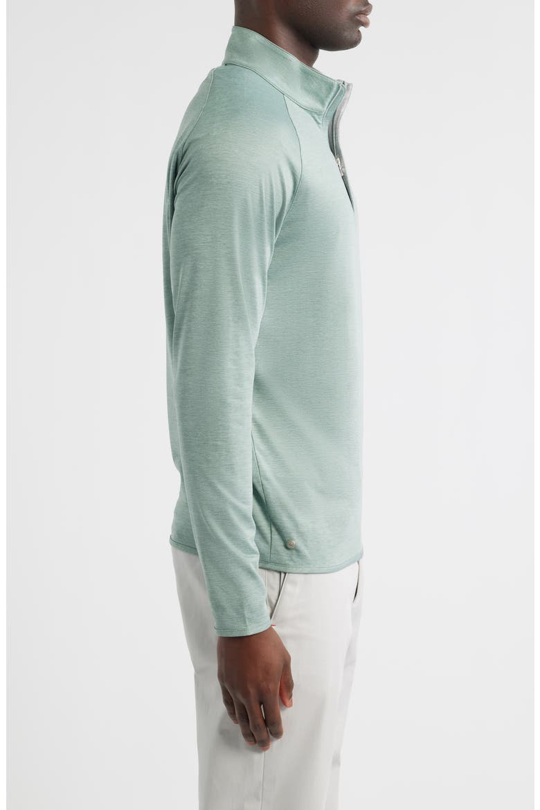 Crown Crafted Stealth Performance Quarter Zip Pullover, Alternate, color, WILLOW
