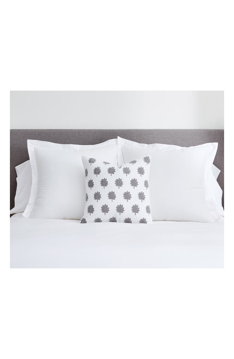 Boll & Branch Leaf Accent Pillow, Alternate, color,
