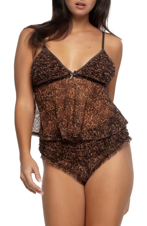 Veil Luxe Camisole & Tanga Briefs Set