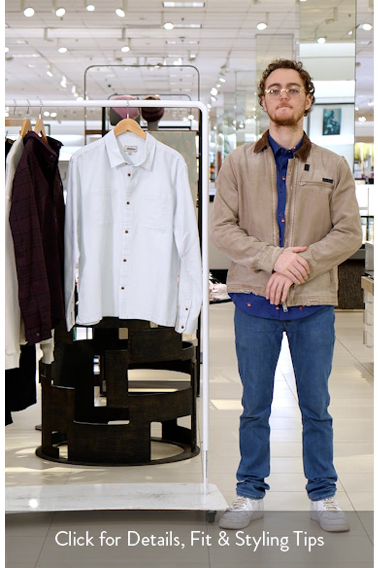 Garage Post Up Pinstripe Cotton Button-Down Shirt video