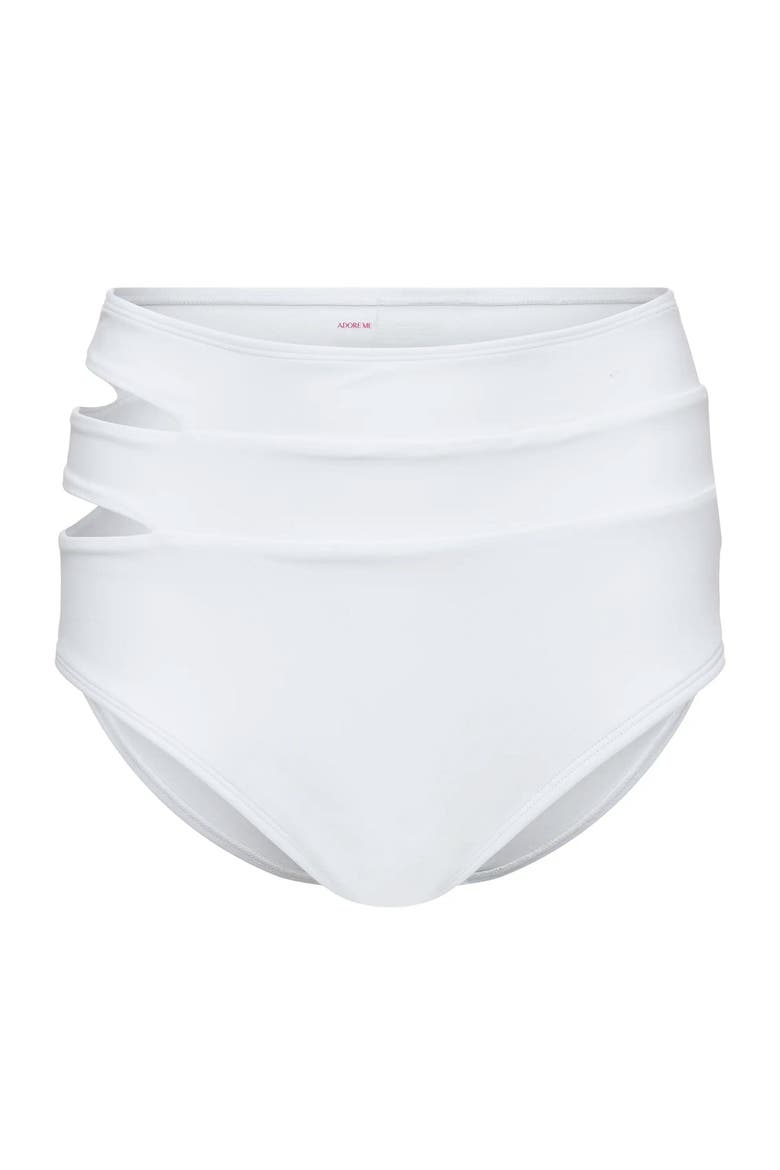 Demi Swimwear High Waist Bikini Bottom, Alternate, color, White