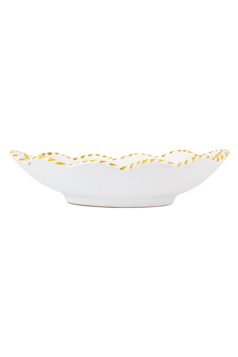Arezzo Yellow Oval Bowl, Alternate, color, YELLOW