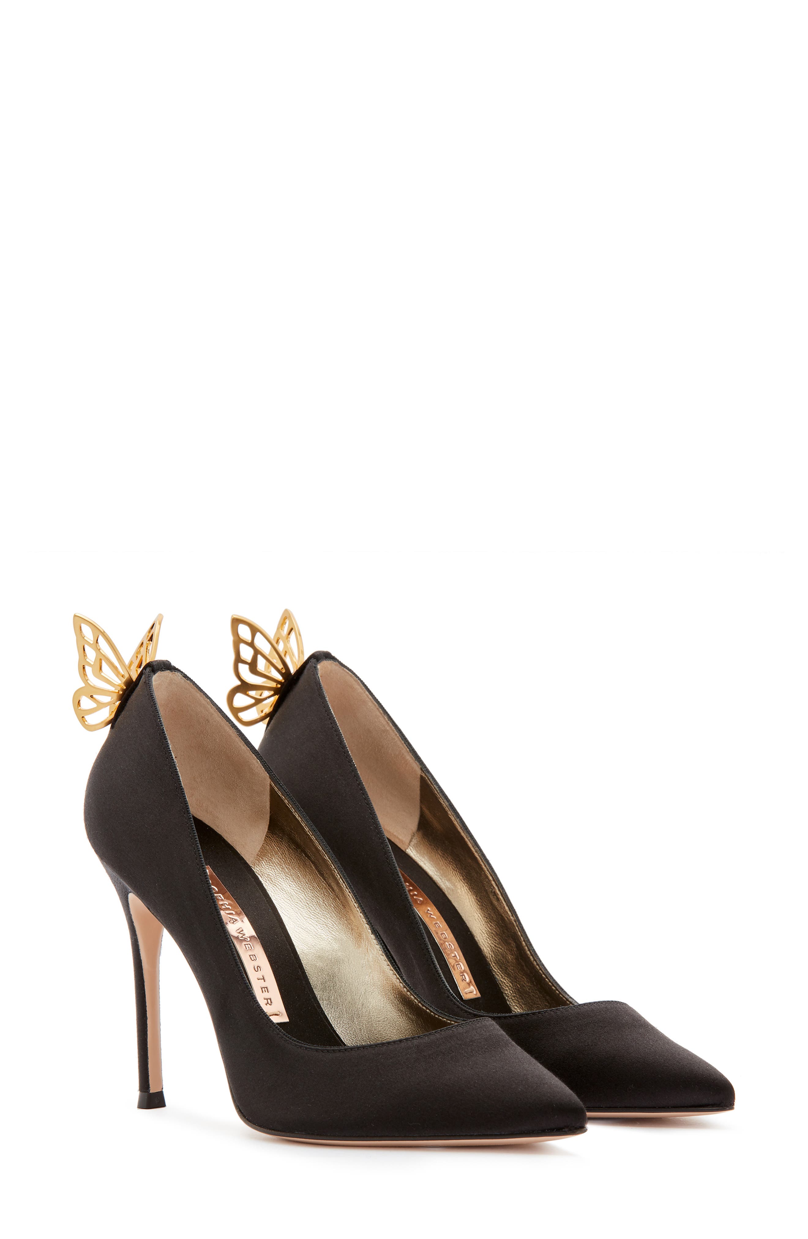 SOPHIA WEBSTER Mariposa Satin Pump, Main, color, 