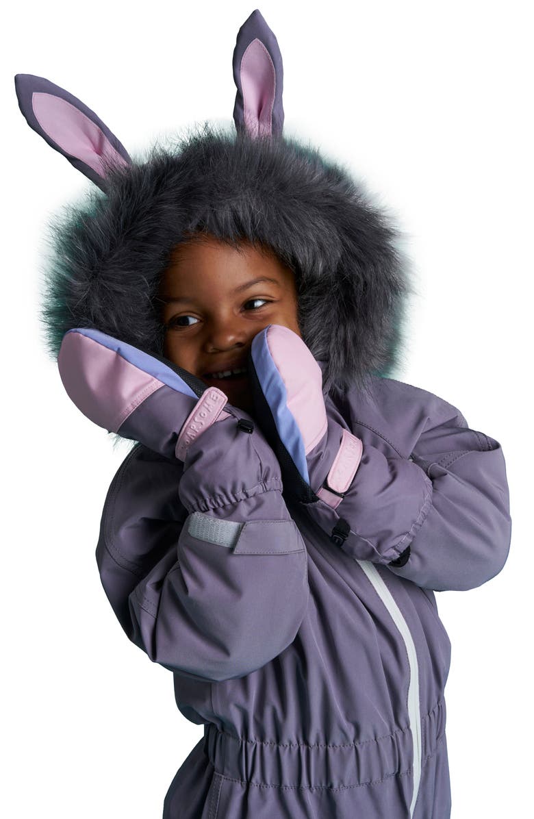 Roarsome Hop the Bunny Ski Suit, Alternate, color, Purple