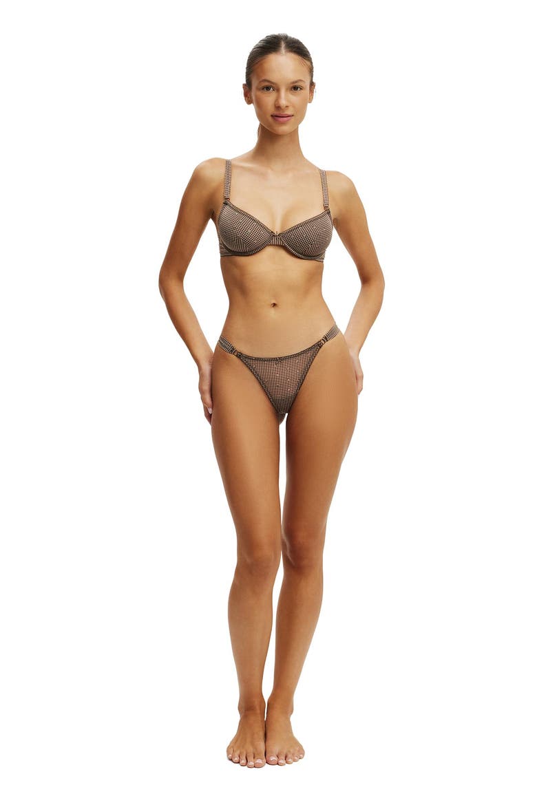 Women's Sutton Sheer Underwire Bra, Alternate, color, Rosy Micro Check Floral
