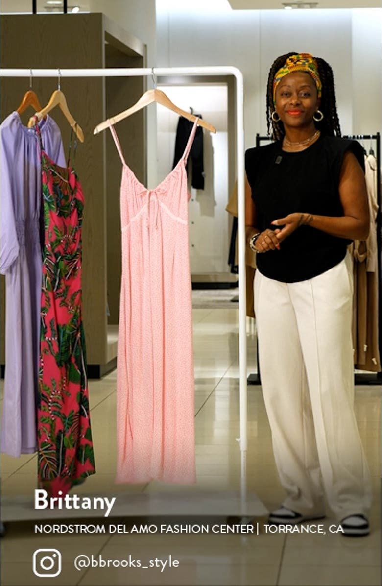 Slip Away Floral Maxi Sundress, sales video thumbnail