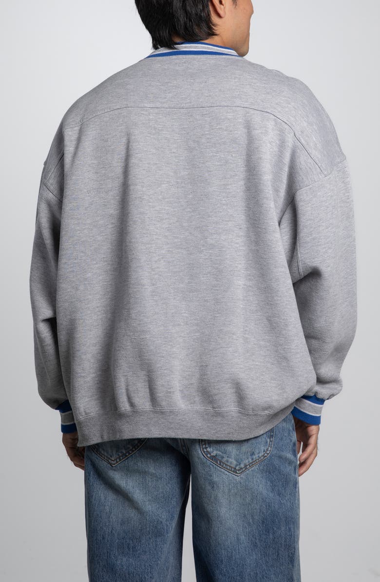 Elwood Vintage Kansas Jayhawks Crewneck Sweatshirt, Alternate, color, 