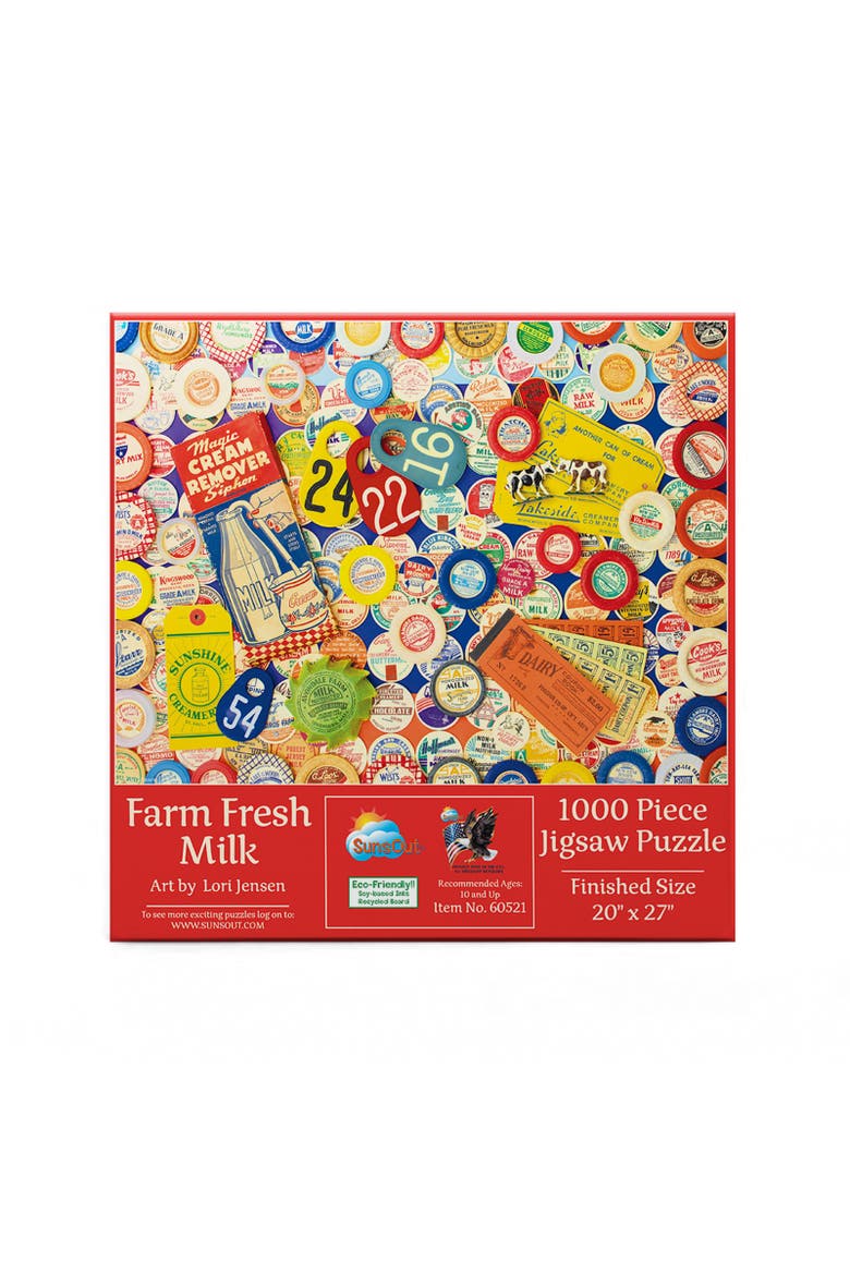 Fresh Milk 1000 piece Jigsaw Puzzle for Adults, Alternate, color, Multicolor