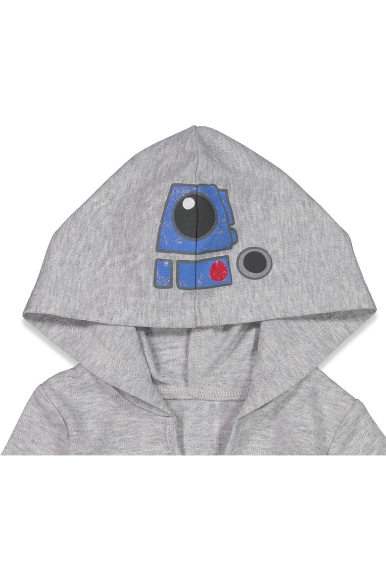 3-Pack Hooded Bodysuits, Alternate, color, Star Wars Multicolor