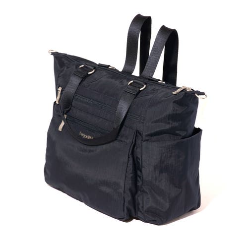 Baggallini Trifecta Convertible Backpack With Rfid Wristlet In French Navy