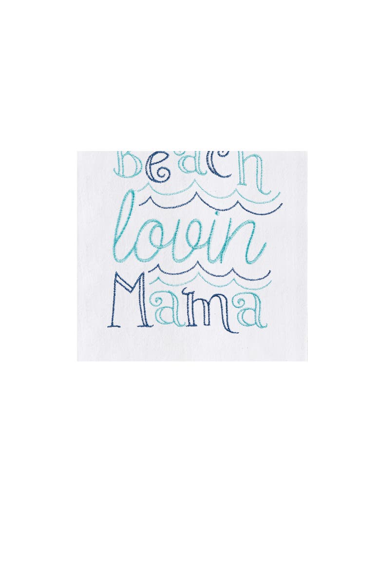 Beach Lovin Mama Towel, Alternate, color, Blue