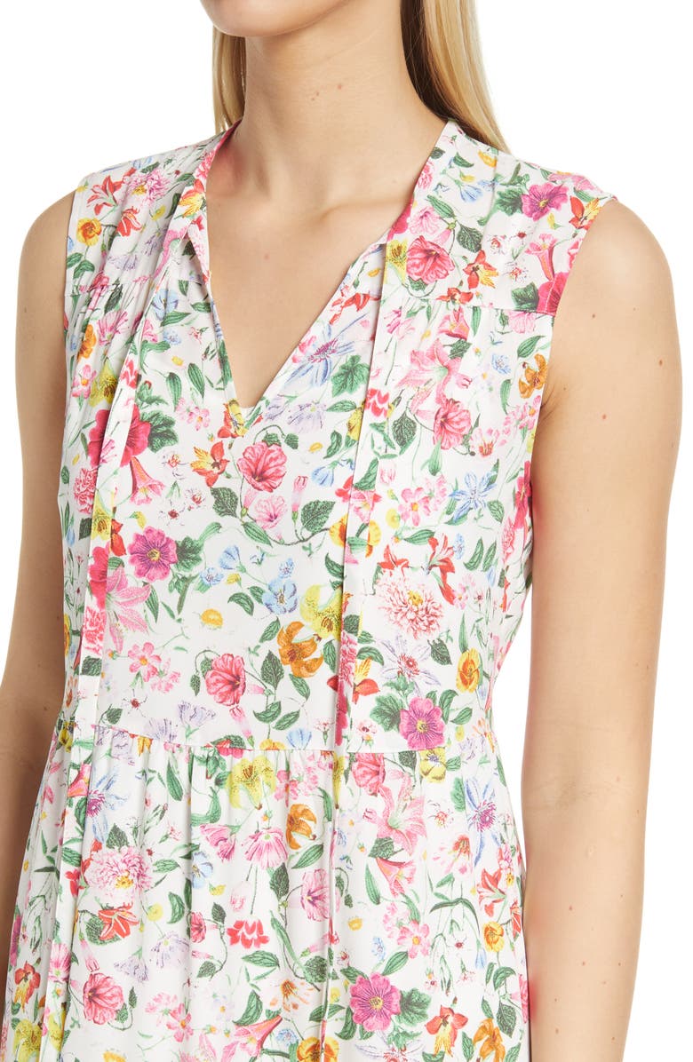 Caslon<sup>®</sup> Floral Print Sleeveless Maxi Dress, Alternate, color, 