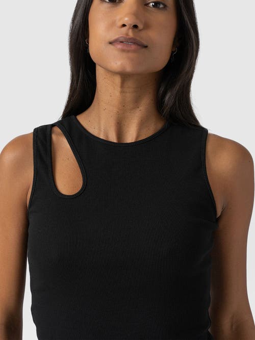 Saint + Sofia Axel Cut Out Tank Top