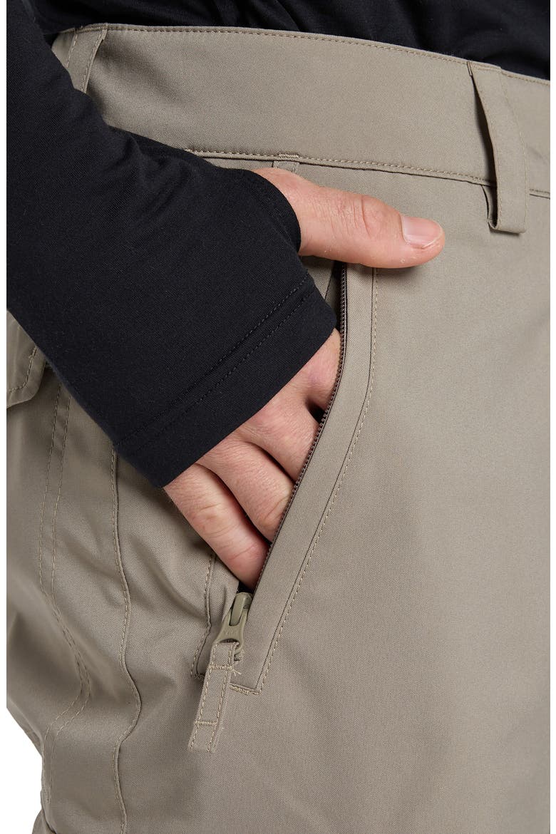 Porter Waterproof Snow Pants, Alternate, color, FALLEN ROCK