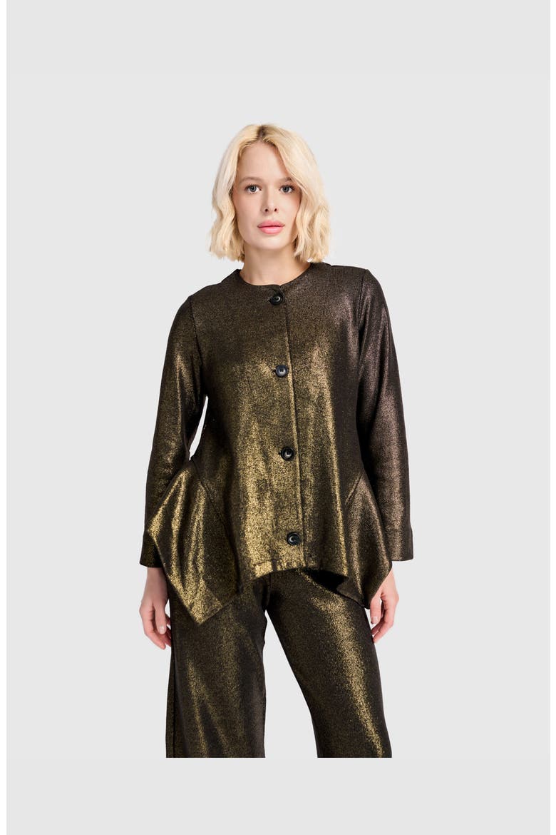 Hot Stuff Flounce Jacket, Main, color, Gold