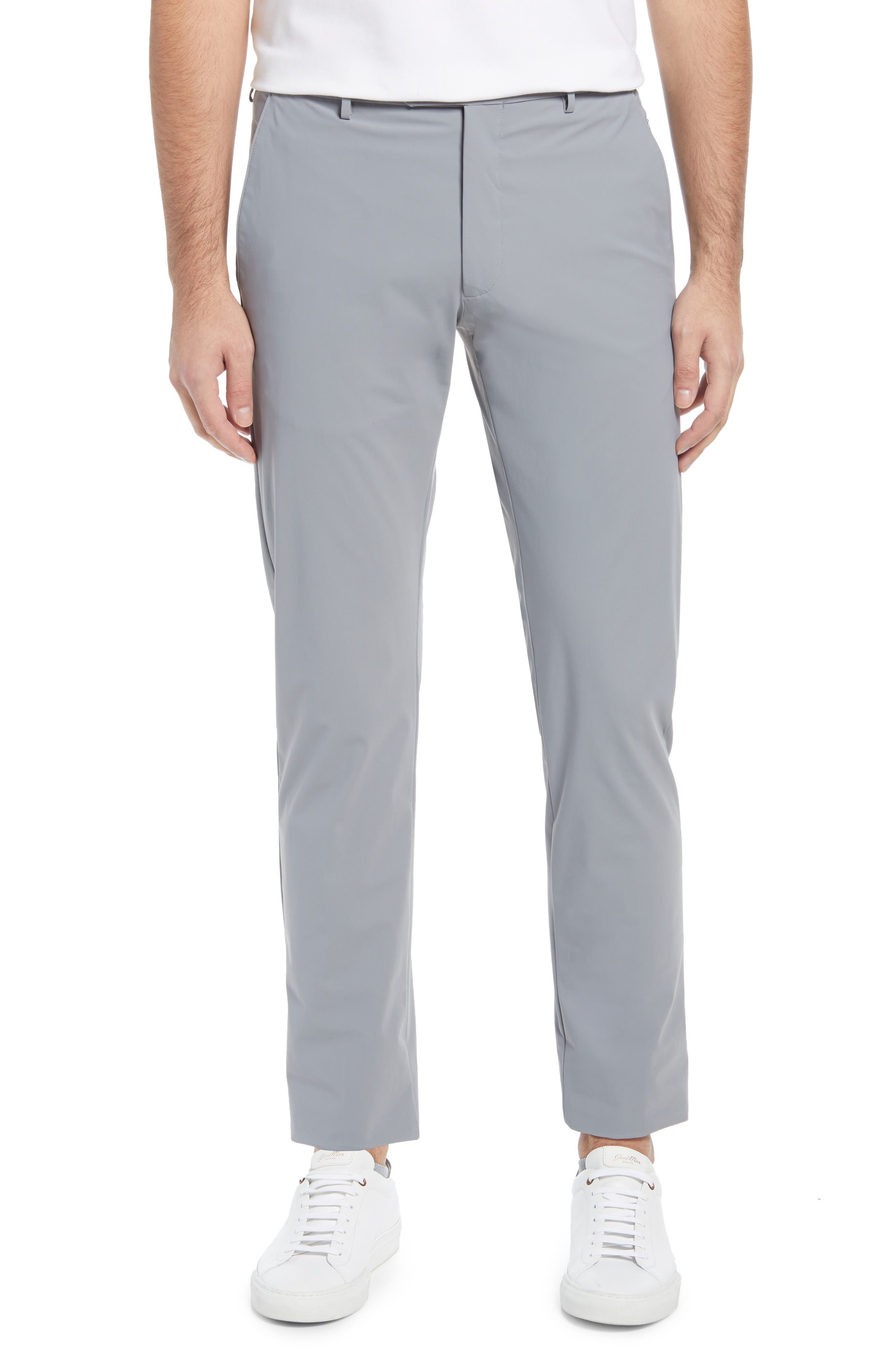 Zanella Men's Active Stretch Flat Front Pants