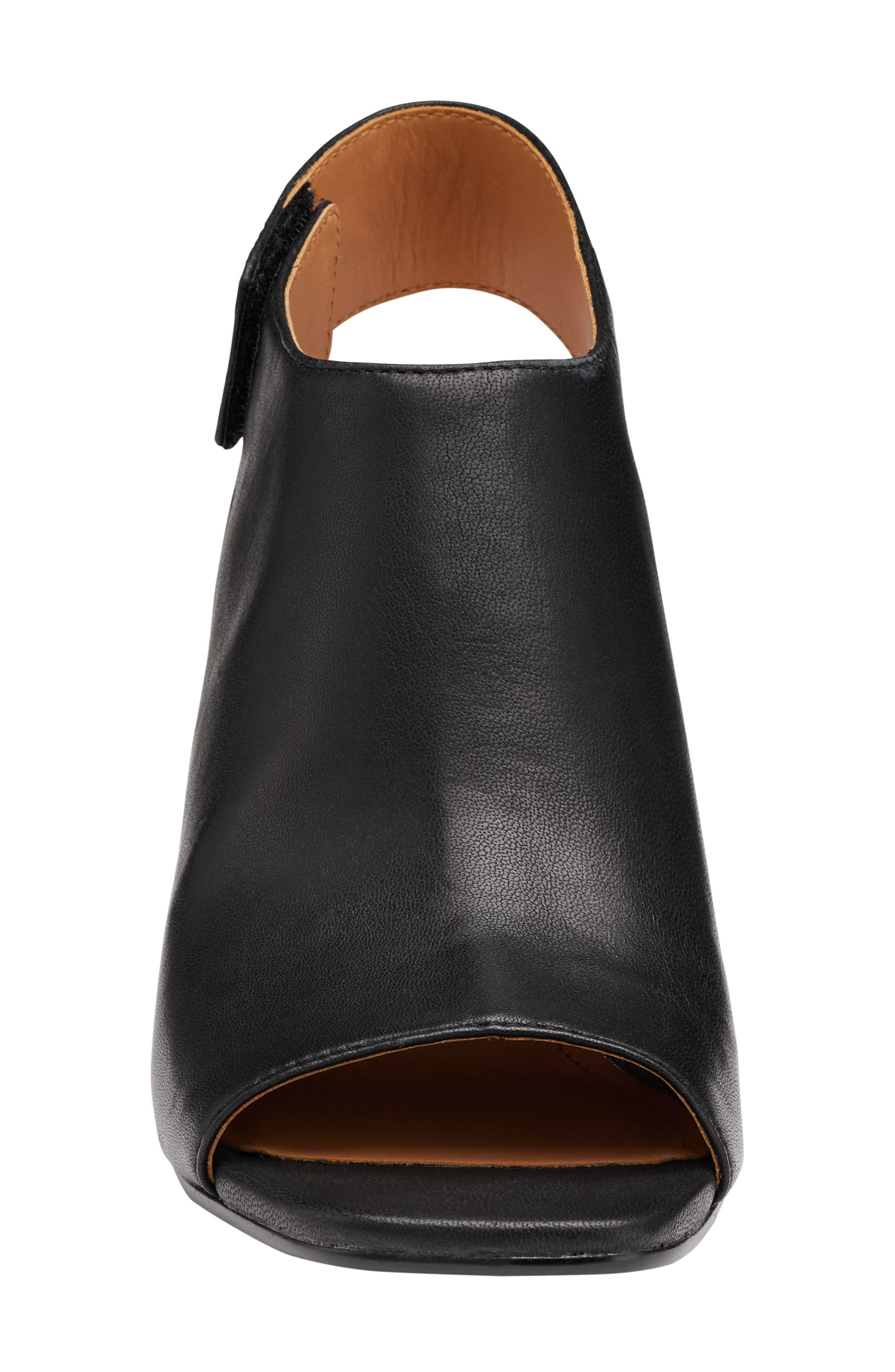 Johnston & Murphy Evelyn Open Toe Sandal Bootie, Alternate, color, Black Glove