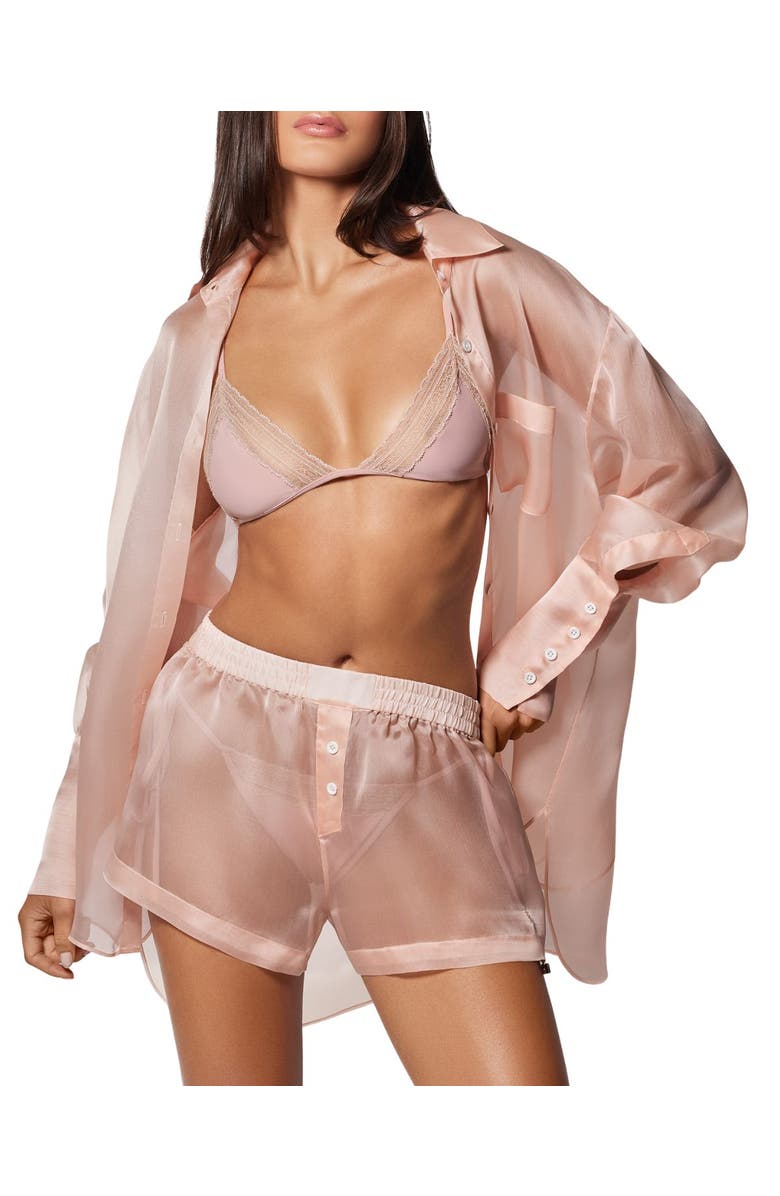 Kiki de Montparnasse Organza Short, Main, color, Buff