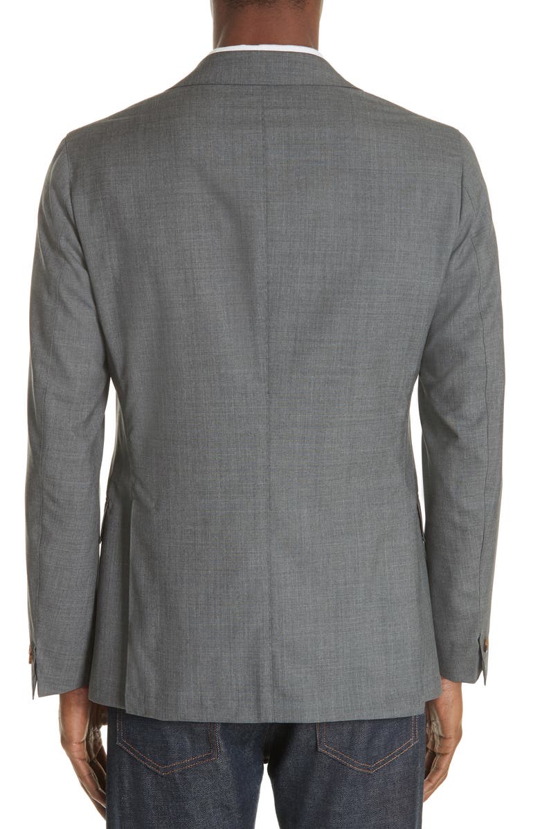 Eleventy Slim Fit Wool Blazer, Alternate, color, 