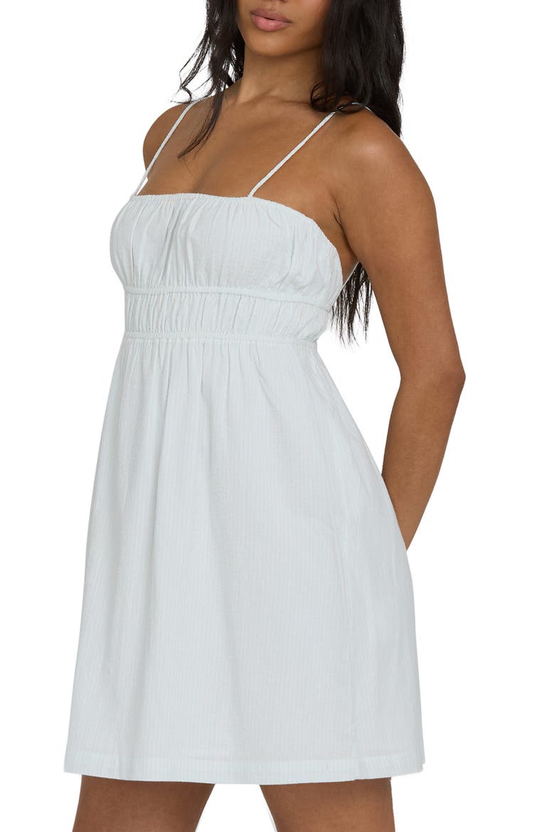 Feel the Breeze Cotton Mini Sundress, Alternate, color, CLEARWATER