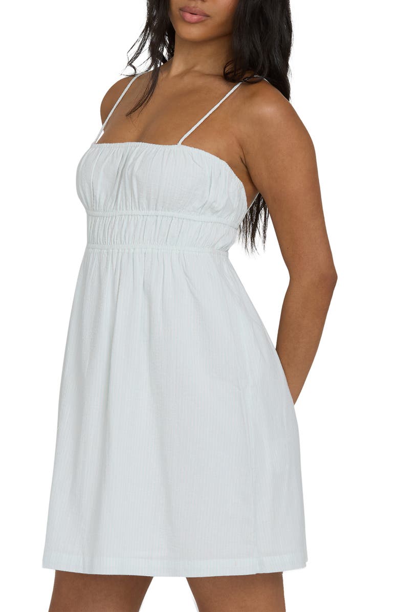 Billabong Feel the Breeze Cotton Mini Sundress, Alternate, color, Clearwater