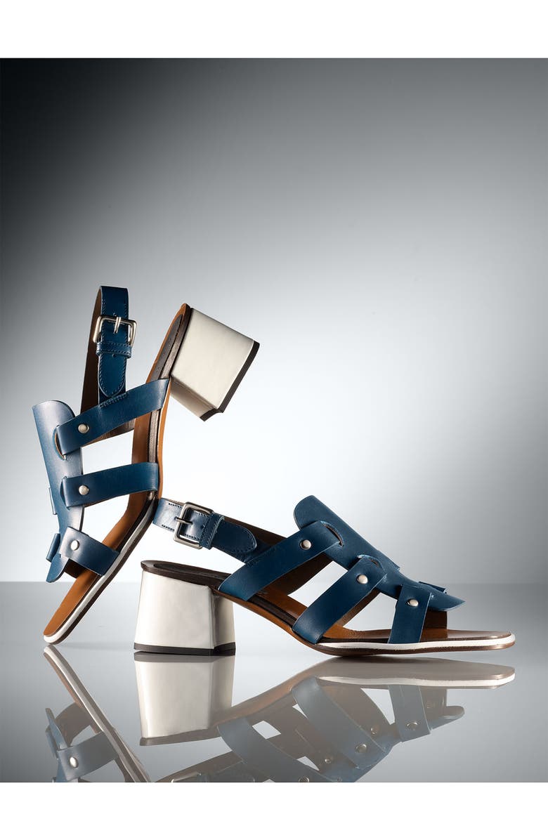Marni Block Heel Sandal, Alternate, color,