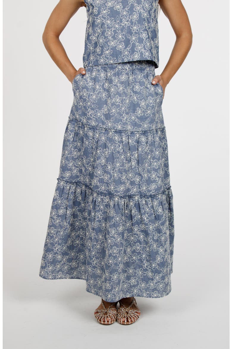 Cambria Skirt, Main, color, Pacfic Bloom